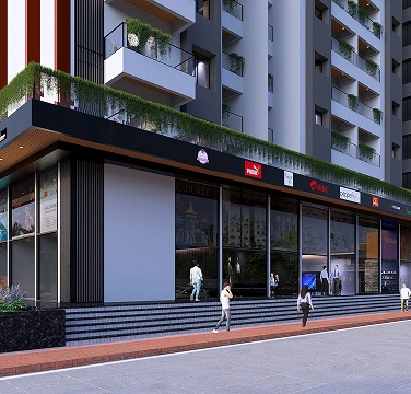 Ground-floor commercial planned for daily convenience